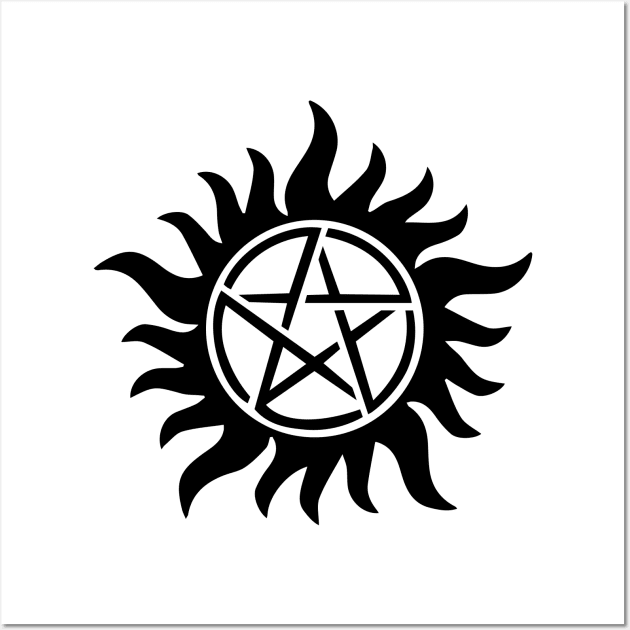 Supernatural Symbol Wall Art by AquaMockingbird